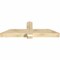 Ekena Millwork Eugene Rough Sawn Timber Gable Bracket, Douglas Fir, 60"W x 17"H x 6"D x 6"F, 7/12 Pitch GBW060X17X0606EUG00RDF - alternate 3